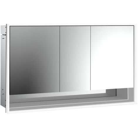 emco loft Armoire de toilette avec éclairage avec compartiment