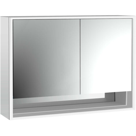 emco loft Armoire de toilette avec éclairage avec compartiment