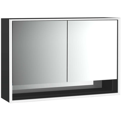 emco loft Armoire de toilette avec éclairage avec compartiment