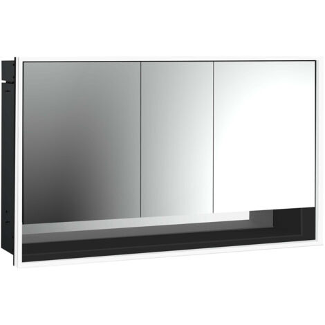 emco loft Armoire de toilette avec éclairage avec compartiment