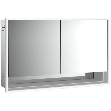 emco loft Armoire de toilette avec éclairage avec compartiment