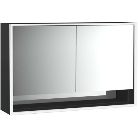 emco loft Armoire de toilette avec éclairage avec compartiment