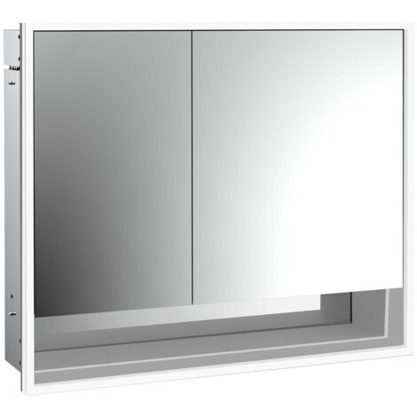 emco loft Armoire de toilette avec éclairage avec compartiment