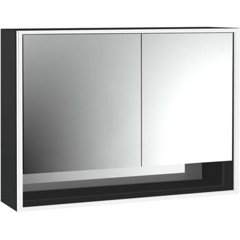 emco loft Armoire de toilette avec éclairage avec compartiment