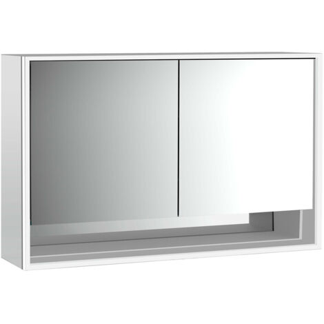 emco loft Armoire de toilette avec éclairage avec compartiment