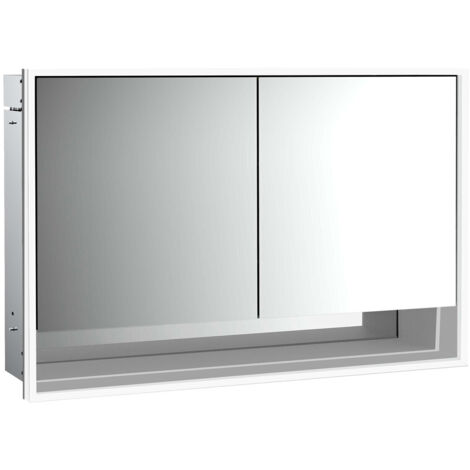 emco loft Armoire de toilette avec éclairage avec compartiment