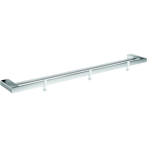 emco loft Doppelbadetuchhalter, chrom, 3 abnehmbare Haken, 842