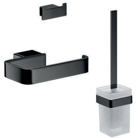 emco loft Juego WC, juego escobilla, portapapel, gancho doble,
