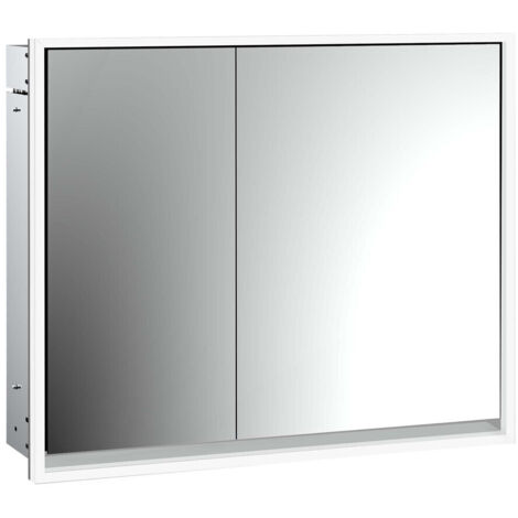 emco loft Lichtspiegelschrank, 800mm, 2 Türen, Unterputzmodell,