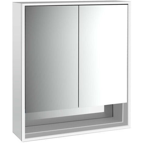 emco loft Lichtspiegelschrank mit Unterfach, 600mm,