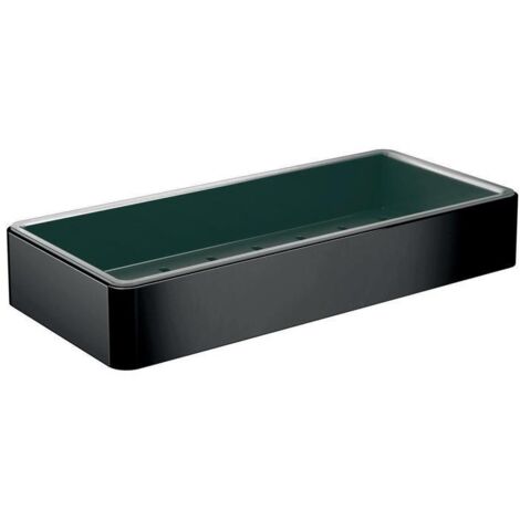 Emco Loft Seifenkorb 054513302 schwarz, mit herausnehmbarem Kunststoffeinsatz