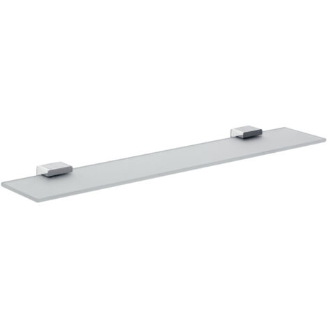 emco loft tablette, verre cristal sanitisé, 600mm, 051000160,