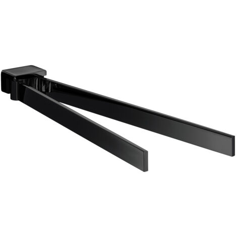 emco loft toalleros para toallas de mano, 2-brazo, orientable,