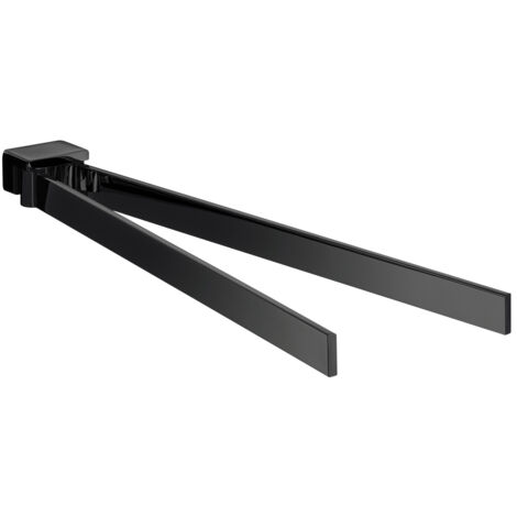 emco loft toalleros para toallas de mano, 2-brazo, orientable,