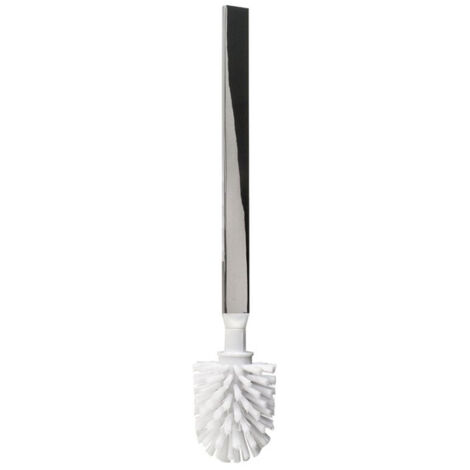 Emco Loft WC brosse avec manche 051500191 brosse de remplacement, chromé / blanc