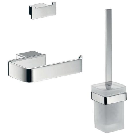 emco loft WC-Set, Papierhalter ohne Deckel, chrom, 059800102