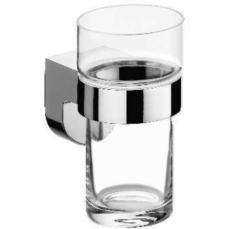 emco mundo Glashalter Kristallglas klar, chrom 332000100
