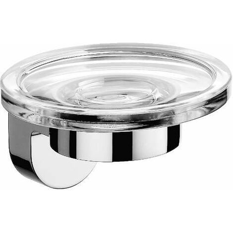 emco mundo Seifenhalter Kristallglas klar, chrom 333000100