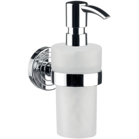 emco polo distributeur de savon, récipient en plastique blanc,