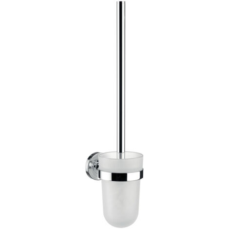 emco polo Ensemble de brosse pour WC, verre cristal satiné,