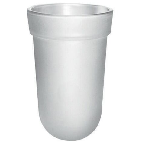 emco Polo Ersatzglas satiniertes Kristallglas für Bürstengarnitur 0715 001 00