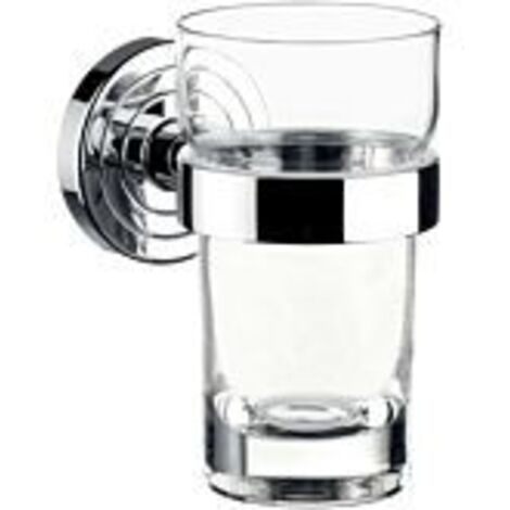 emco polo Glashalter Kristallglas klar, chrom 072000100
