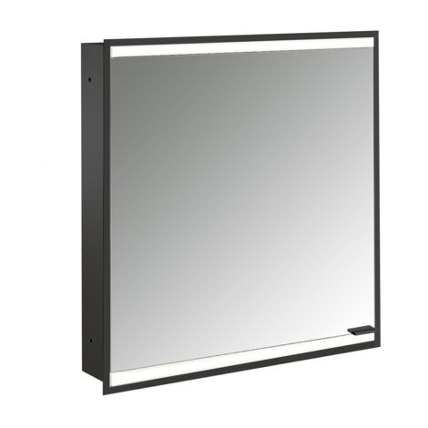 emco prime 2 Armoire de toilette avec éclairage, 600 mm, 1 porte,