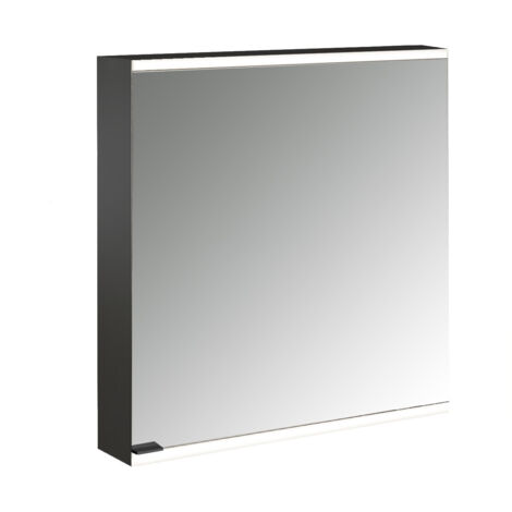 emco prime 2 Armoire de toilette avec éclairage, 600mm, 1 porte,