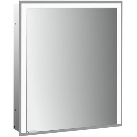 emco prime 3 armoire de toilette, 600mm, 1 porte avec butée à