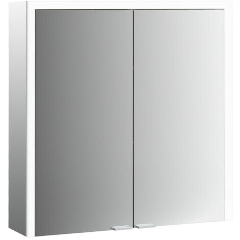 emco prime 3 armoire de toilette, 800mm, 2 portes, modèle