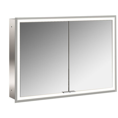 emco prime Armoire de toilette avec éclairage, 1000 mm, 2 portes,