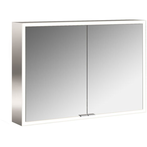 emco prime Armoire de toilette avec éclairage, 1000 mm, 2 portes,