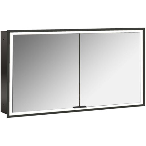 emco prime Armoire de toilette avec éclairage, 1300 mm, 2 portes,