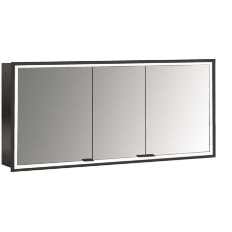 emco prime Armoire de toilette avec éclairage, 1400 mm, 2 portes,