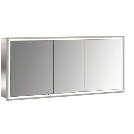 emco prime Armoire de toilette avec éclairage, 1400 mm, 2 portes,