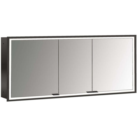 emco prime Armoire de toilette avec éclairage, 1600 mm, 3 portes,