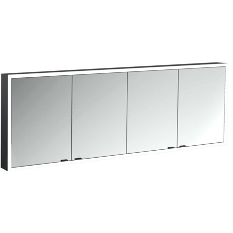 emco prime Armoire de toilette avec éclairage, 1800 mm, 4 portes,