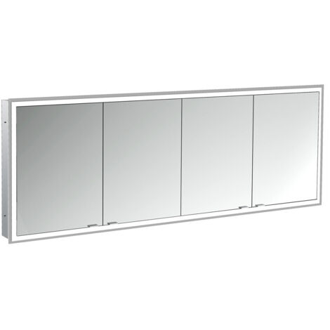 emco prime Armoire de toilette avec éclairage, 1800 mm, 4 portes,