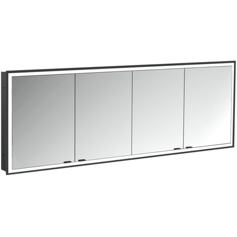emco prime Armoire de toilette avec éclairage, 2000 mm, 4 portes,