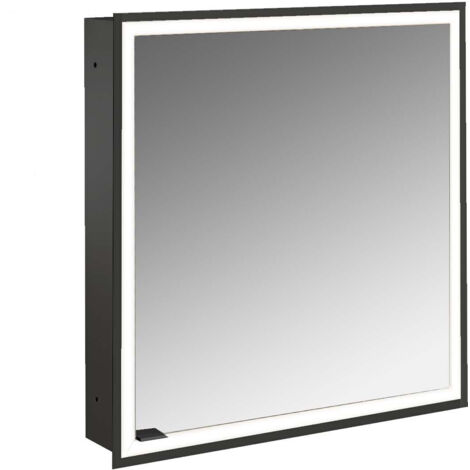 emco prime Armoire de toilette avec éclairage, 600 mm, 1 porte,
