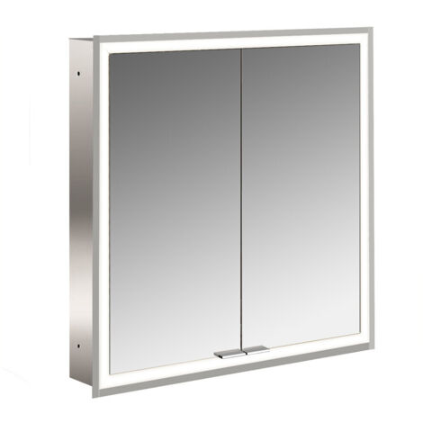 emco prime Armoire de toilette avec éclairage, 600 mm, 2 portes,