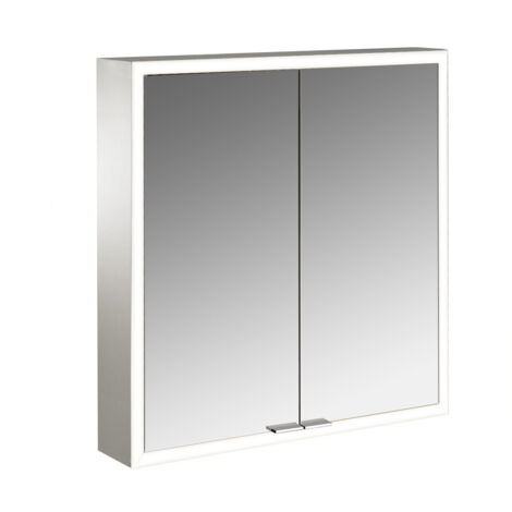 emco prime Armoire de toilette avec éclairage, 600 mm, 2 portes,