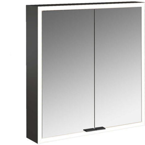 emco prime Armoire de toilette avec éclairage, 600 mm, 2 portes,