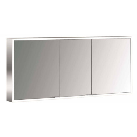 emco prime Lichtspiegelschrank, 1400 mm, 3 Türen, mit