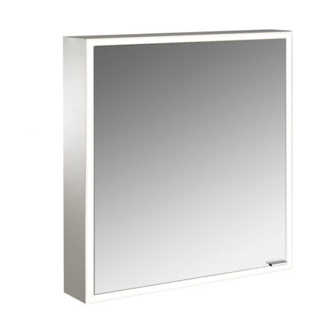 emco prime Lichtspiegelschrank, 600 mm, 1 Tür, Anschlag links,