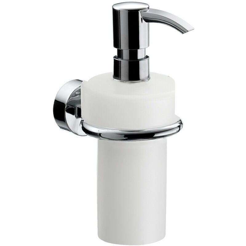 

Emco rondo 2 dispensador de jabón líquido, plástico blanco, bomba dosificadora plástico, aprox. 245 ml - 452100102