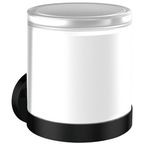 emco round distributeur de savon à capteur, verre cristal satiné,