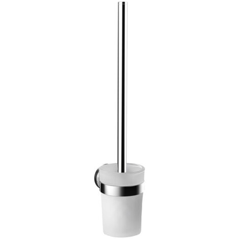 emco round garniture de brosse, partie en verre satiné, modèle