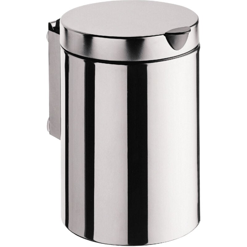 Emco - System 2 355300100 Poubelle de salle de bain avec couvercle, capacité 3 l, type mural