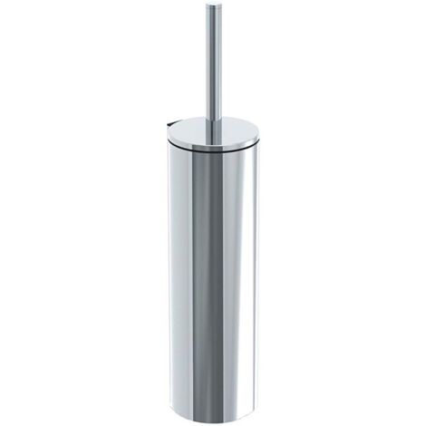 Emco System 2 Toilettenbürstengarnitur 351500102 chrom,Behälter, Stiel mit Deckel, Wandmodell